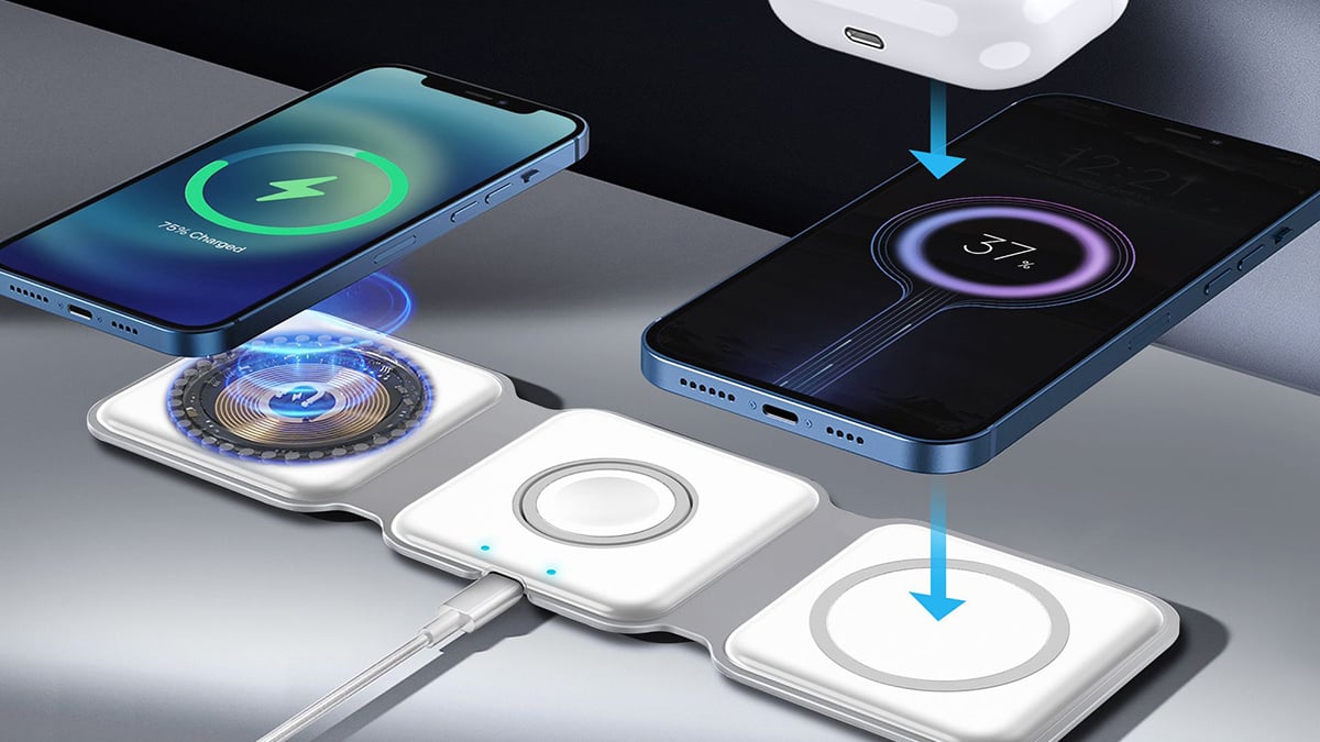 These two folding wireless charging stations are $92.99