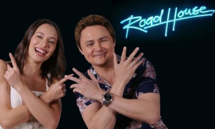 'Road House' stars Daniela Melchior and Arturo Castro crack each other up playing 'Say Action'