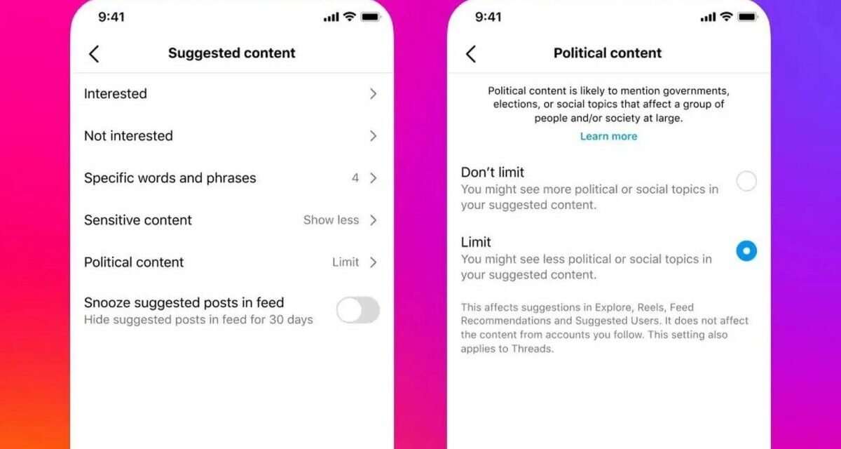 Instagram is limiting political content. Here’s how to get around it.