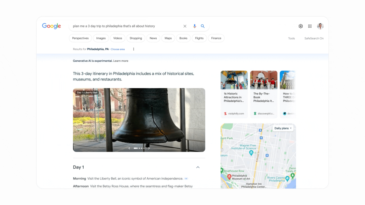 Google announces new SGE and Maps travel features for summer vacation plans