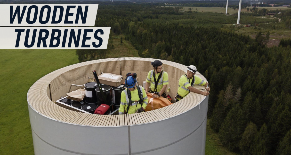 Can wooden wind turbines generate a cleaner future?