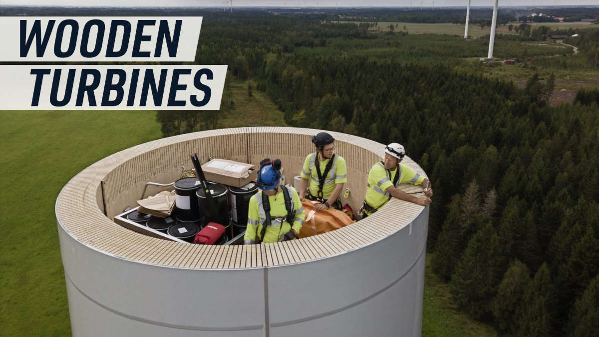 Can wooden wind turbines generate a cleaner future?