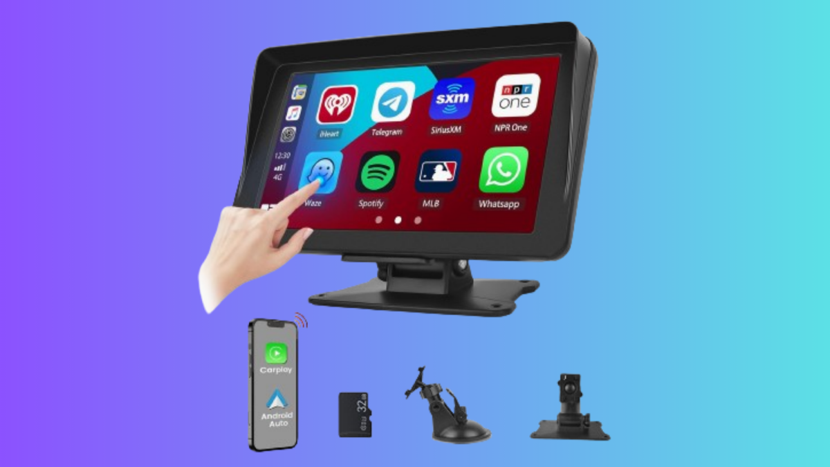 This $79 wireless car display has Android and Apple compatibility