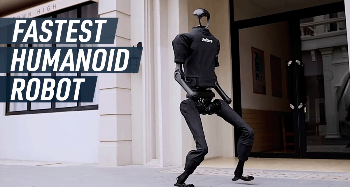This humanoid robot currently holds the world record for speed