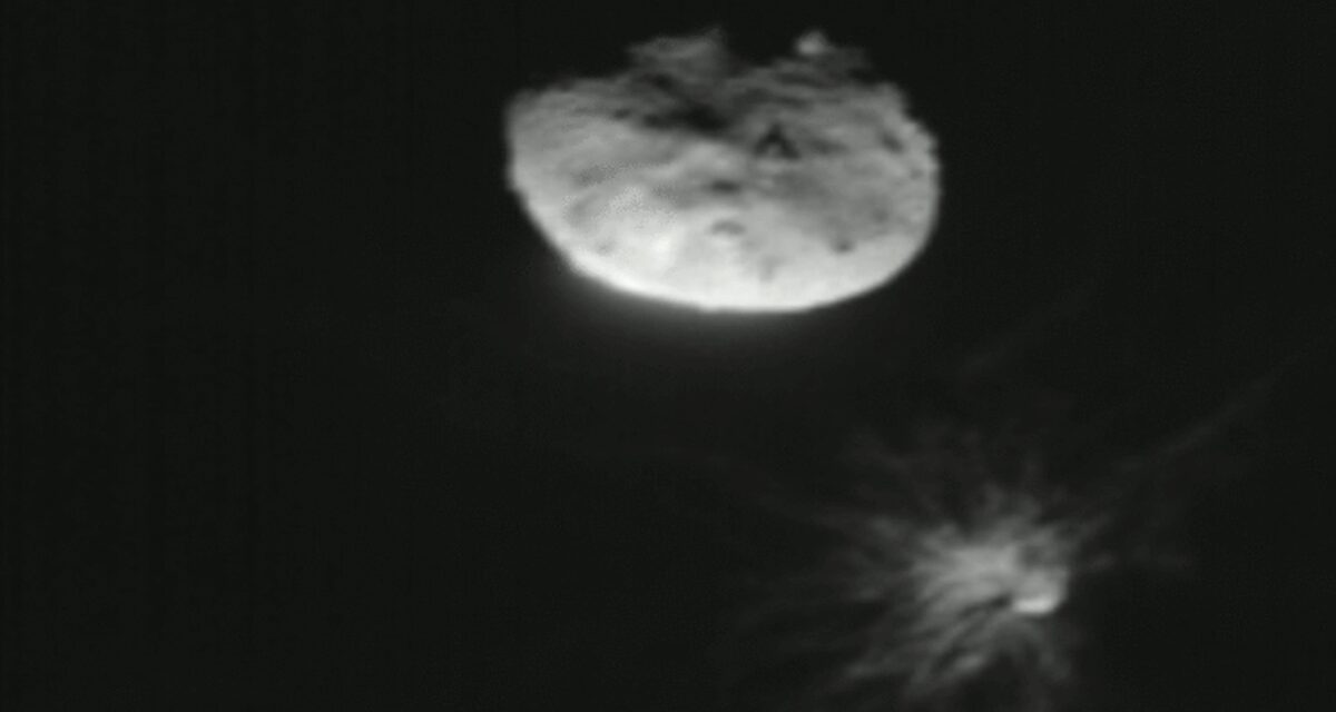 NASA, çarptığı asteroidde bunların olmasını hiç beklemiyordu: Yörüngesi de, şekli de değişti!