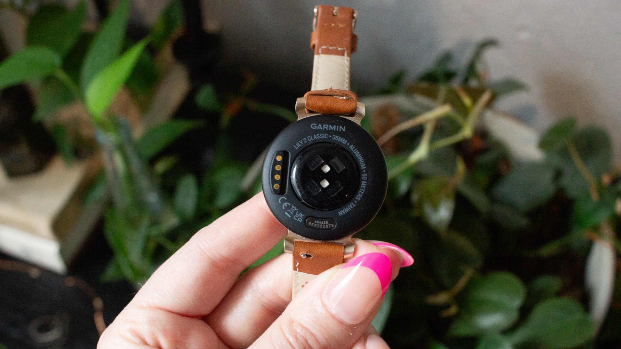 Garmin Lily 2 watch back side