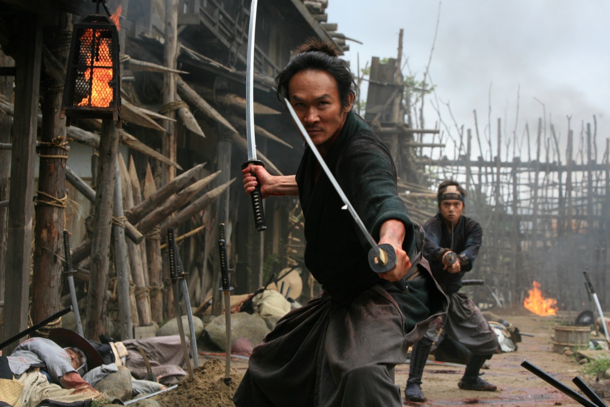 Tsuyoshi Ihara and Masataka Kubota in "13 Assassins."