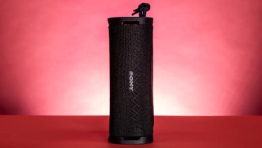 speaker standing up vertically