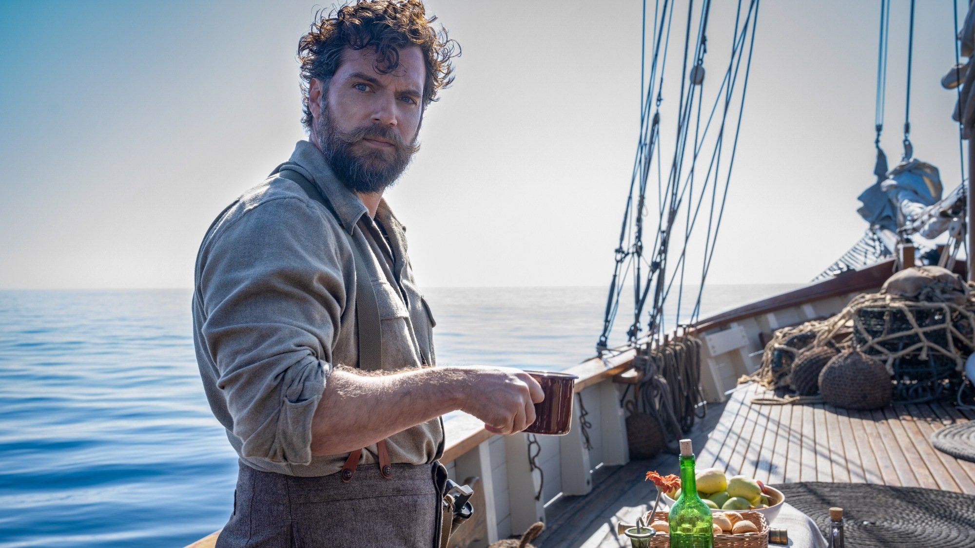 Henry Cavill as Gus March-Phillipps in "The Ministry of Ungentlemanly Warfare."
