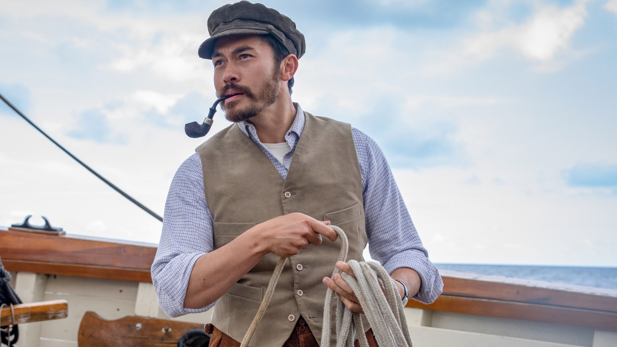 Henry Golding as Freddy Alvarez in "The Ministry of Ungentlemanly Warfare."