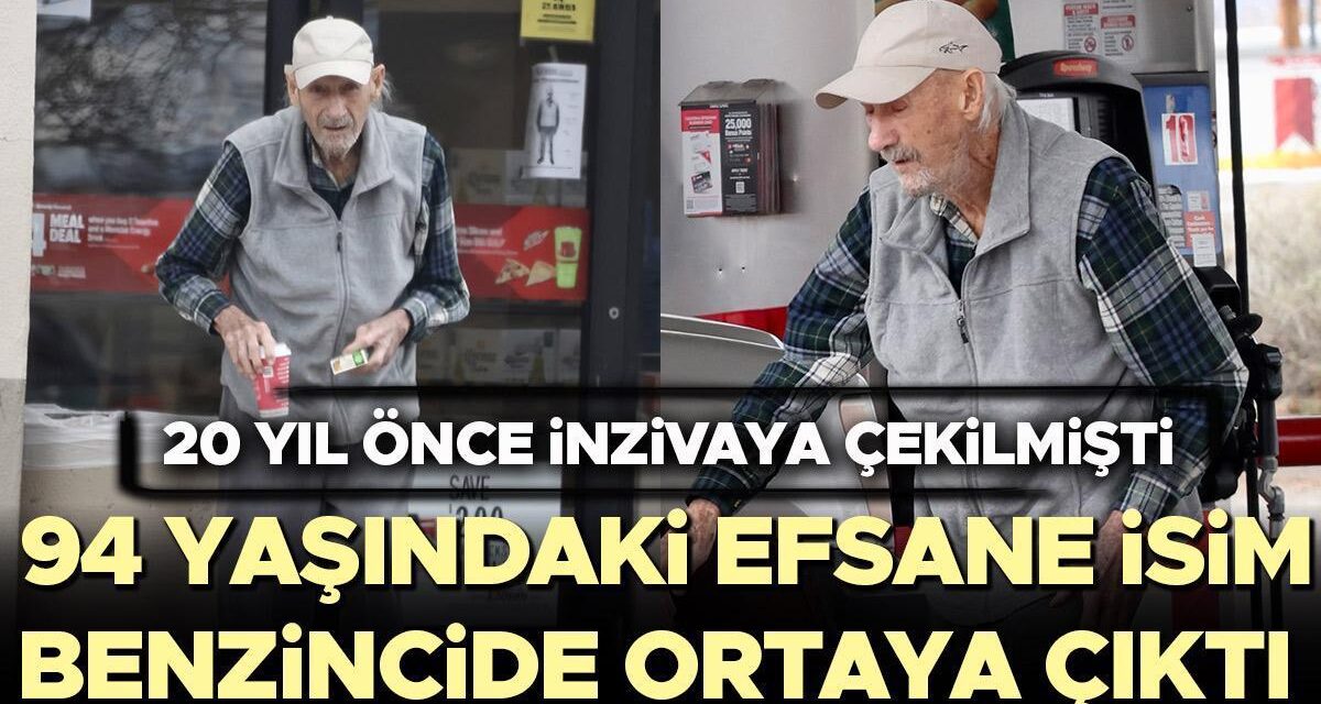 20 yıl önce inzivaya çekilmişti… 94 yaşındaki efsane aktör benzinlikte ortaya çıktı…