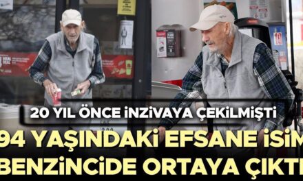 20 yıl önce inzivaya çekilmişti… 94 yaşındaki efsane aktör benzinlikte ortaya çıktı…