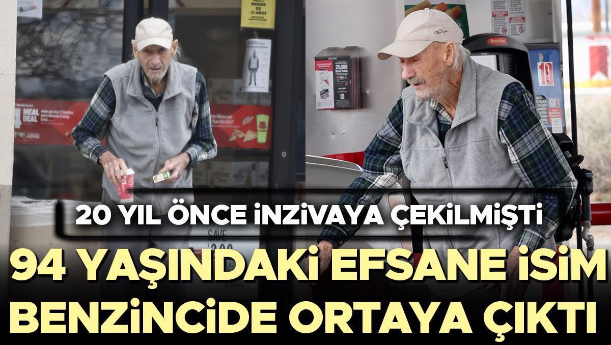 20 yıl önce inzivaya çekilmişti… 94 yaşındaki efsane aktör benzinlikte ortaya çıktı…