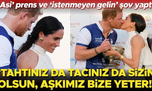 ‘Asi’ prens ve ‘istenmeyen gelinden’ kameralar önünde şov… ‘Tahtlar taçlar sizin olsun, aşkımız bize yeter!’