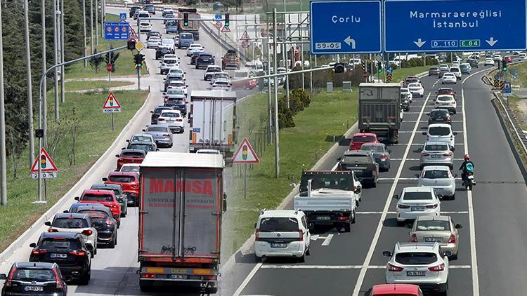 Tatilcilerin dönüş yolculuğu sürüyor… İşte yollardaki son durum