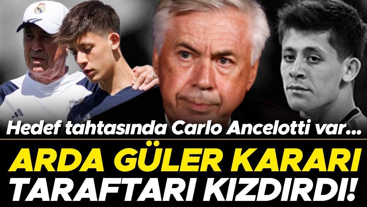 Real Madrid’de Arda Güler kararı taraftarı kızdırdı! Hedefte Carlo Ancelotti var…