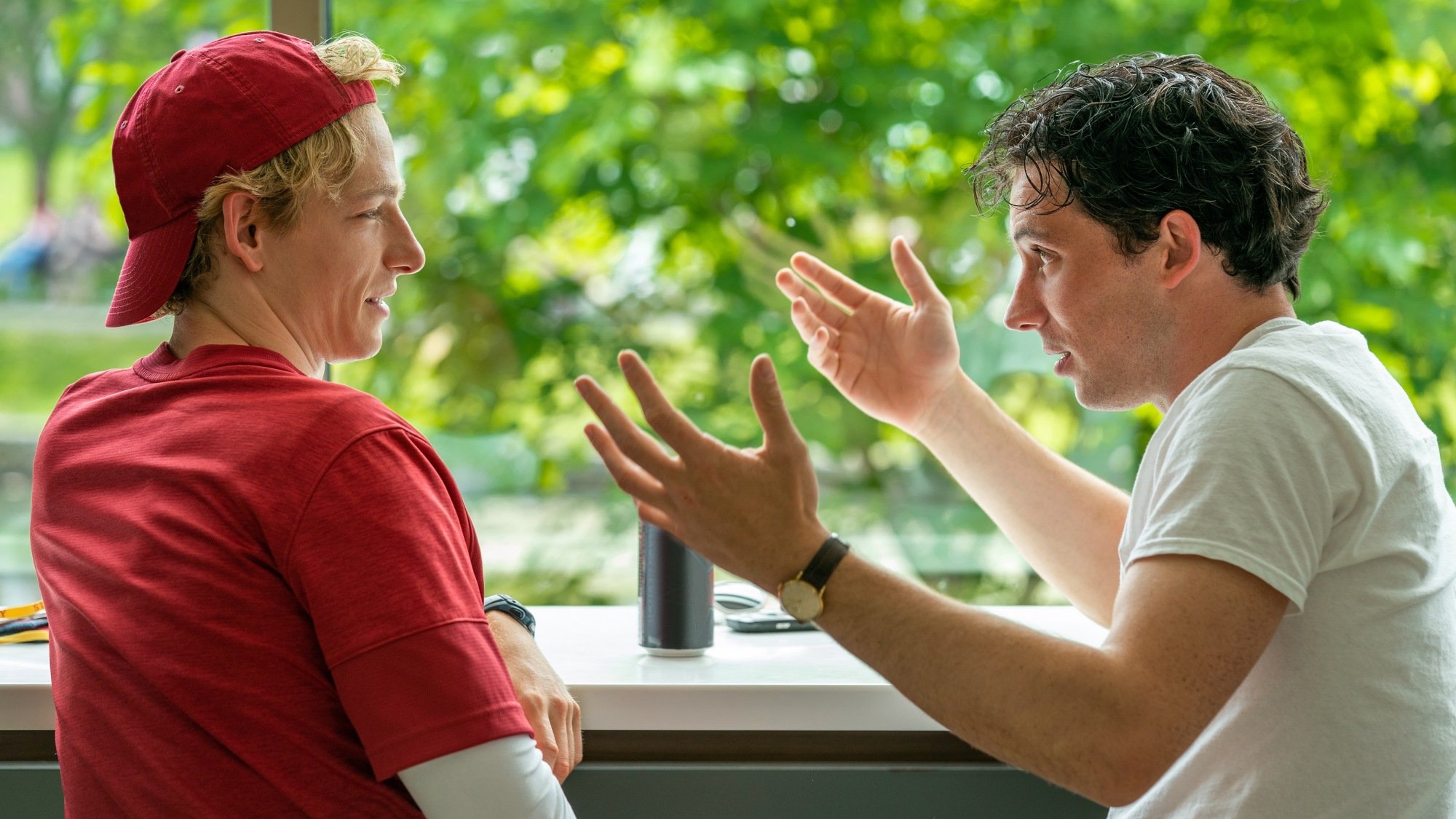 Mike Faist stars as Art and Josh O’Connor as Patrick in director Luca Guadagnino’s "Challengers."