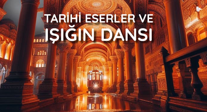 Tarihi Eserler Ve Işığın Dansı