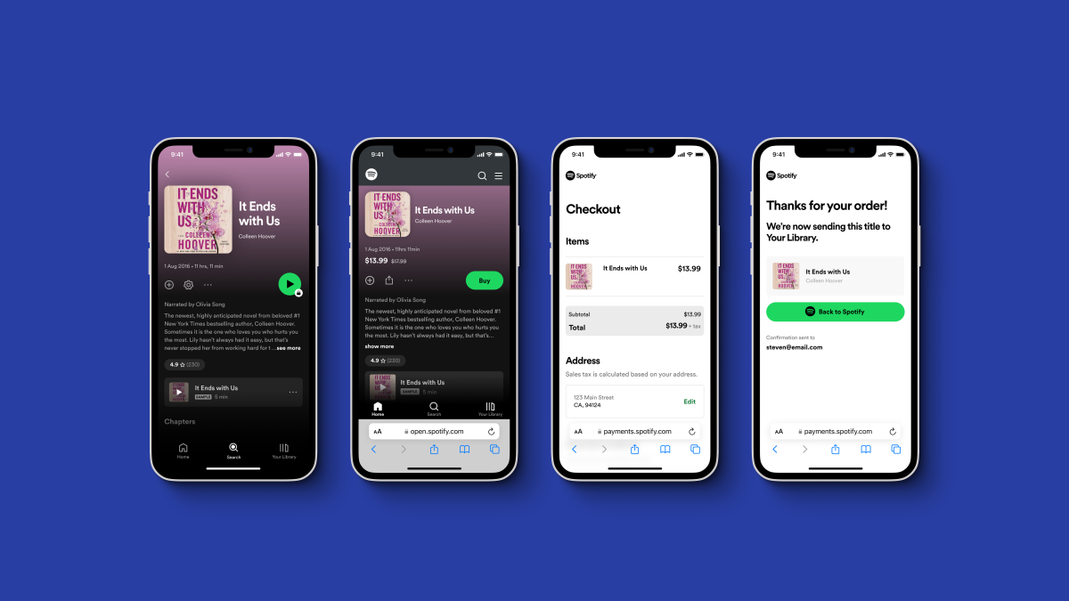 How to use Spotify Audiobooks