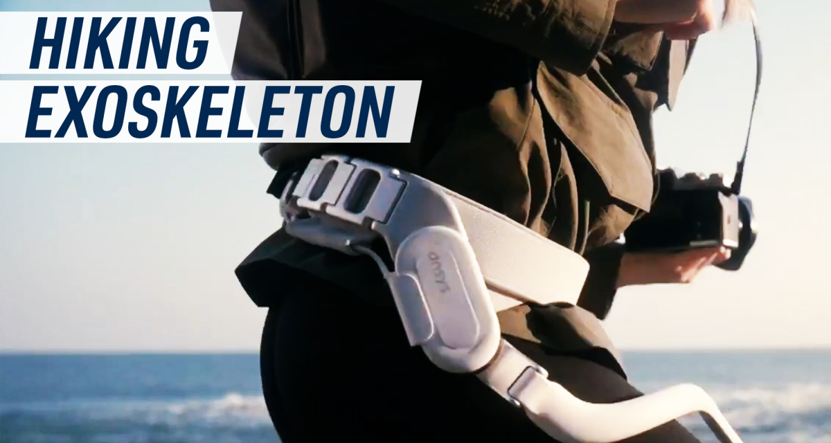 This AI exoskeleton is designed to help you hike easier and faster