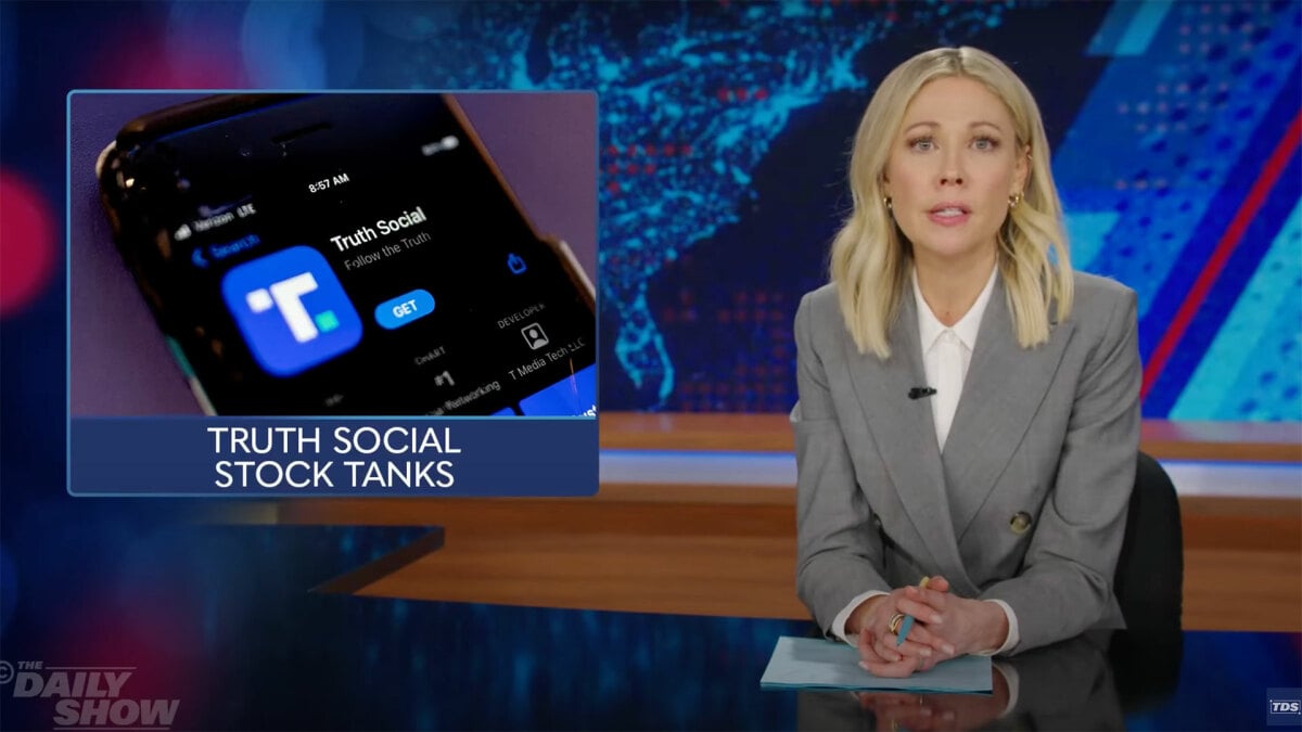 ‘Daily Show’ mocks Trump over Truth Social stock crash