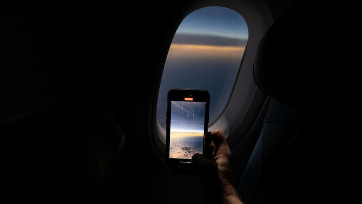 I took the solar eclipse flight. Here’s my journey at 30,000 feet.