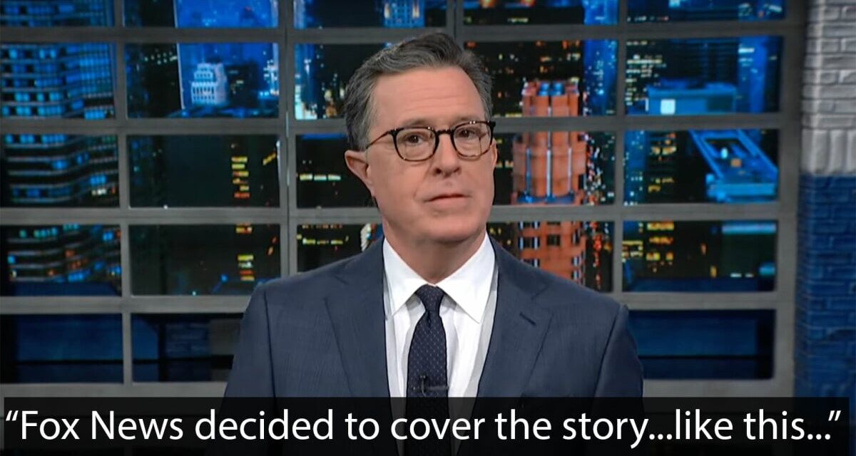 Stephen Colbert mocks Fox News’ solar eclipse coverage