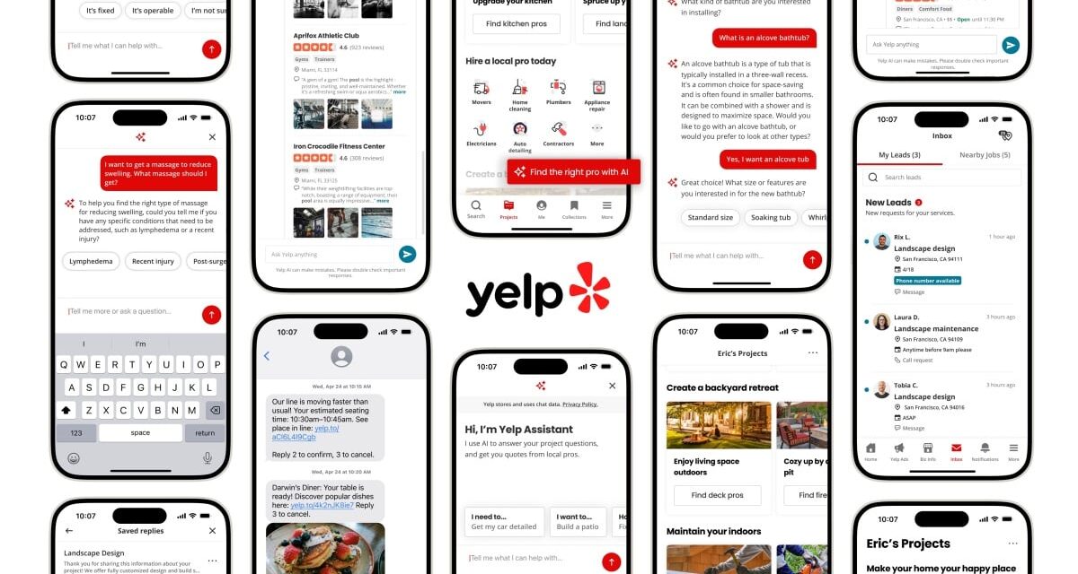 Yelp launches new AI assistant for finding the right pros. Here’s how to access it.
