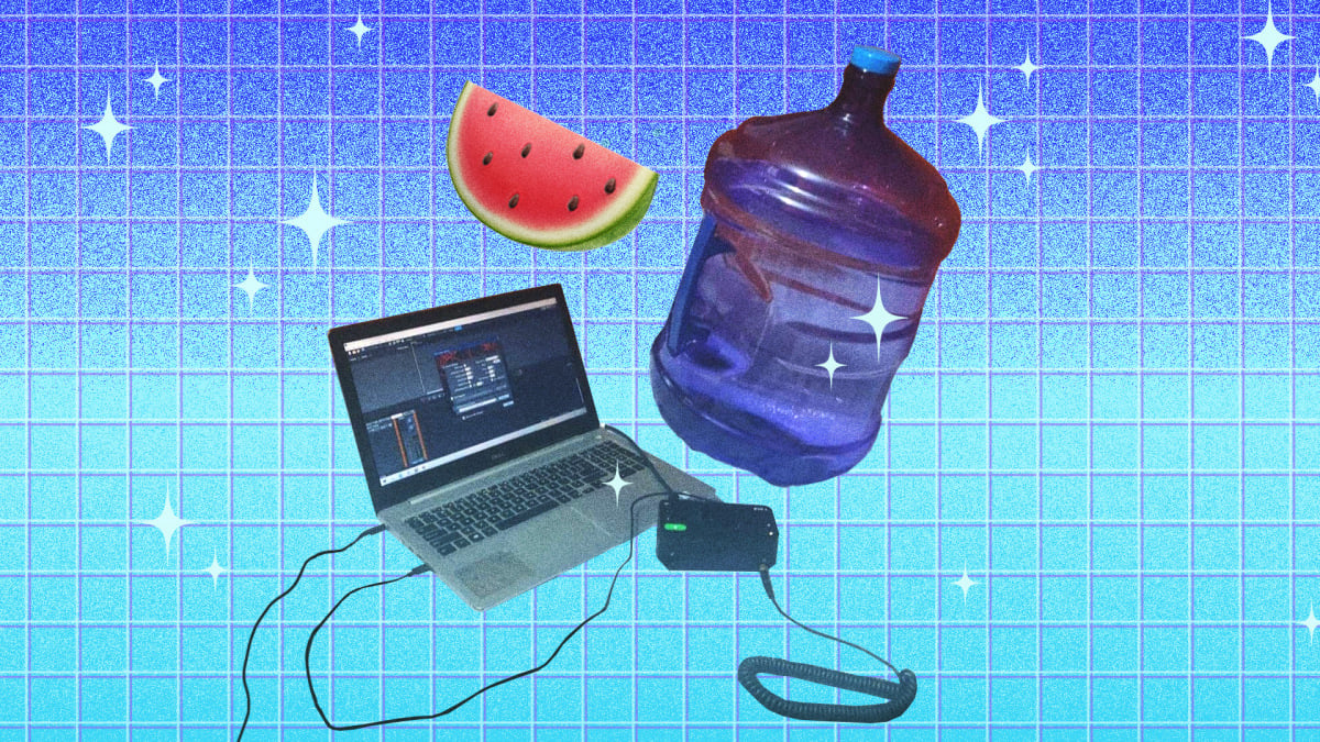 A pro-Palestine protester hit a cop with an empty water jug. Now it’s a viral song.