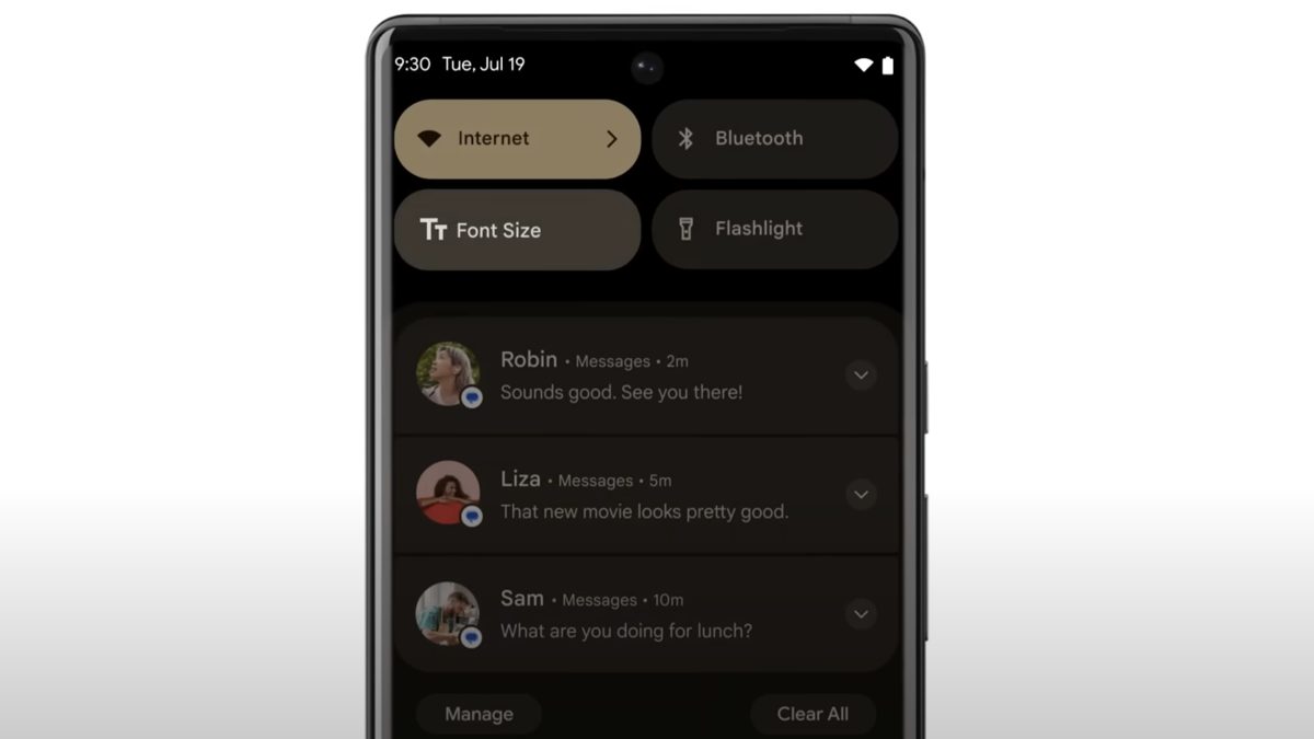 Karanlık (mod), ışığa galip geldi (En azından Android üzerinde)